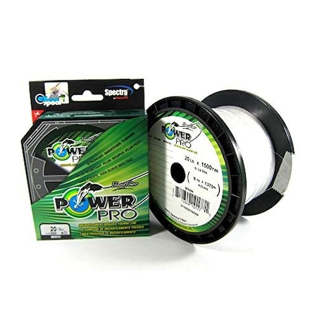 Power Pro Spectra Braided Fishing Line 40Lb 300Yd White 21100400300W